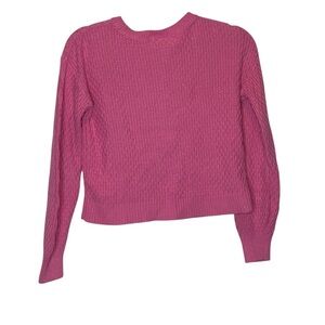 GAP Kids Girl Fuchsia Pink Cable Knit Sweater XL‎ 12